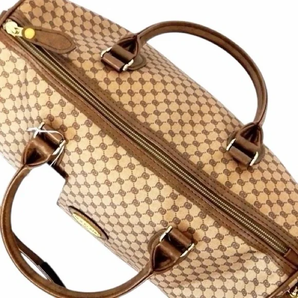 Rockland Signature Print Travel Satchel NWT – Structured Weekender - Picture 8 of 9